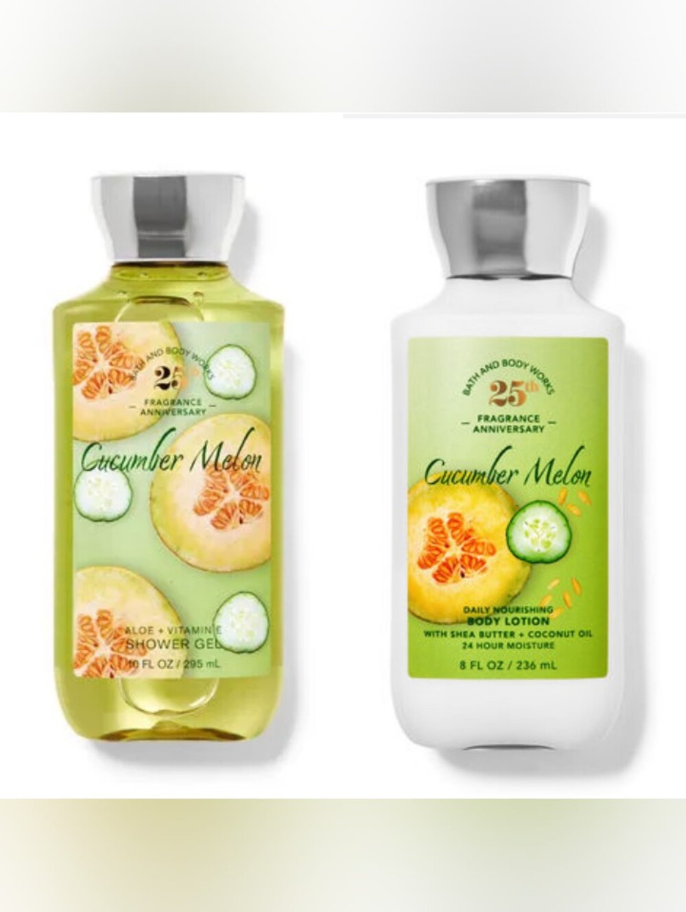 Bath & Body Works Cucumber Melon Shower Gel & Body Lotion
